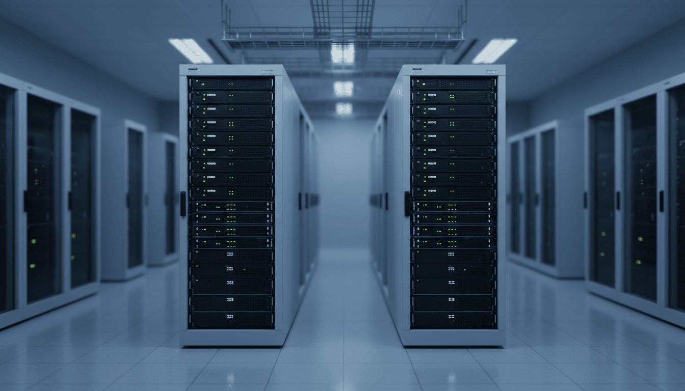 Professional data center with secured RAID storage systems