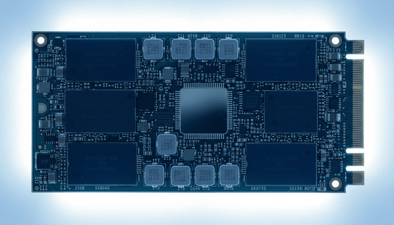 SSD Data Recovery - Solid-state drive circuit board components