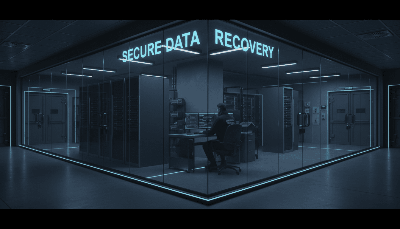 Secure data recovery lab with confidentiality protocols